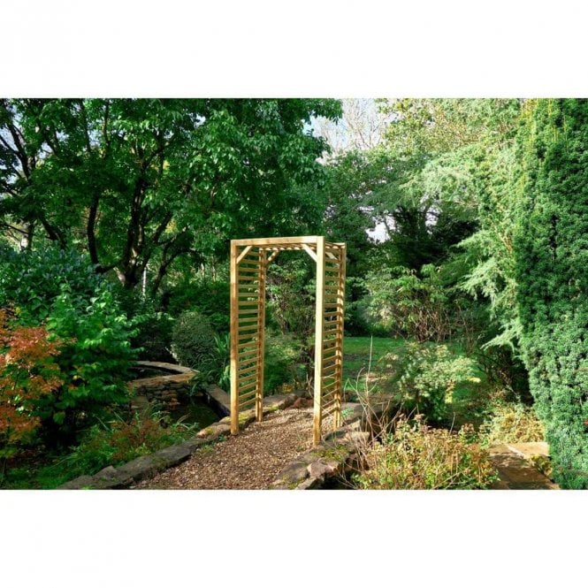 Forest Garden Slatted Arch