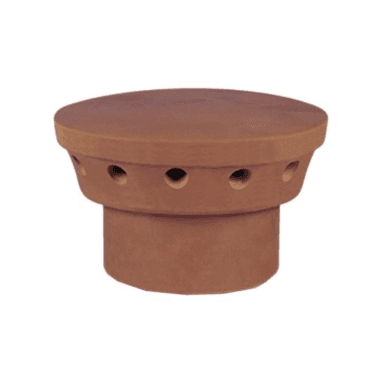 Flue Ventilator Red External Spigot No.120 (190mm)