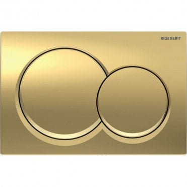 Brass Alpha01 Round Dual Flush Plate