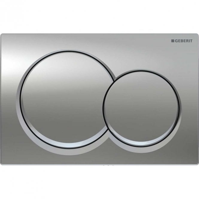 Geberit Bright Chrome Alpha01 Round Dual Flush Plate