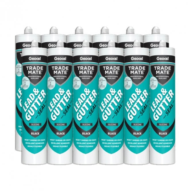 Geocel 12x Trade Mate Lead and Gutter Seal Black
