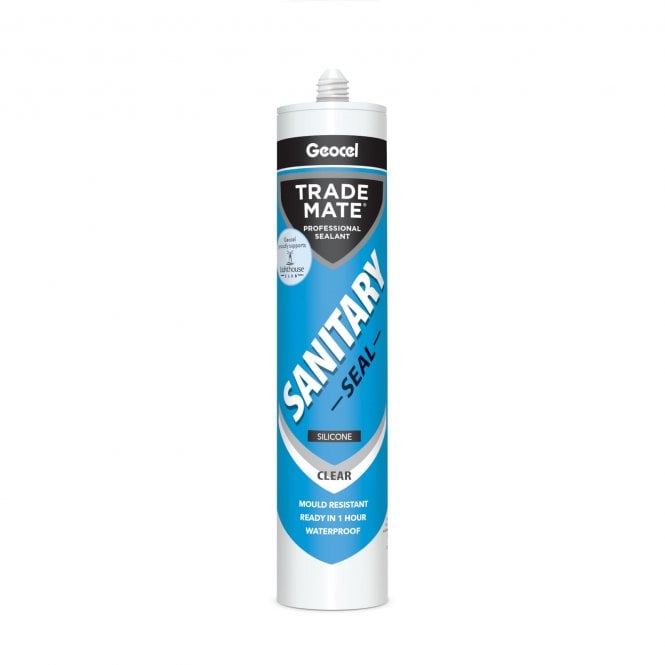 Geocel Trade Mate Sanitary Seal Silicone Sealant