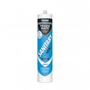 Trade Mate Sanitary Seal Silicone Sealant- White