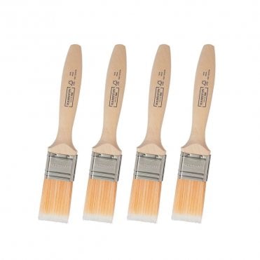 1.5" Fine Tip Flat Brushes - Pack of 4