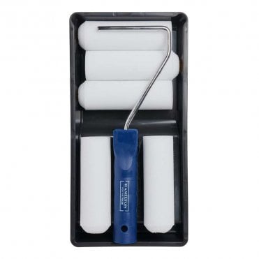 4" Medium Pile Mini Gloss Roller Set - 7 Piece