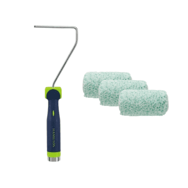 4" Soft Grip Short Arm Frame - Perfection Medium Pile Roller Sleeve