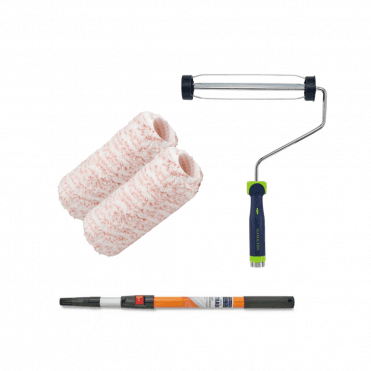 9" Soft Grip Cage Frame - Two Long Pile Sleeves - Extension Pole