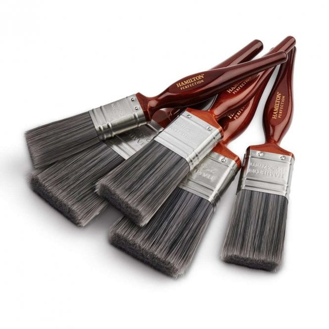 Hamilton Perfection CleanEdge Flat Brushes - 5 Piece Box Set