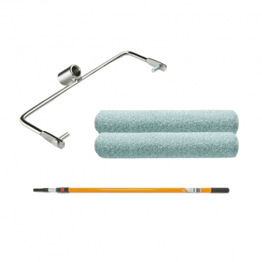 Prestige Double Arm Roller Frame - 2x Medium Roller Pile - Medium Extension Pole