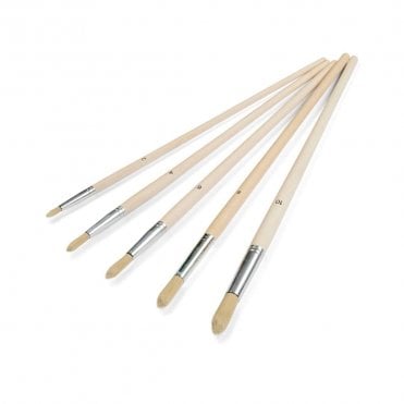 Round Fitch Brushes - Pack of 5