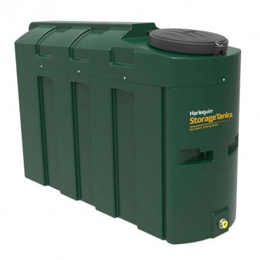 1000L Bunded Bottom Outlet Oil Tank with Tank Pack - 1000ITE