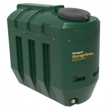 1100L Bunded Bottom Outlet Oil Tank with Tank Pack - 1100ITE