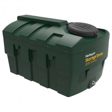 1200L Bunded Bottom Outlet Oil Tank with Tank Pack - 1200ITE