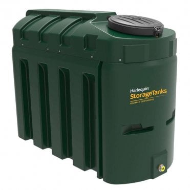 1300L Bunded Bottom Outlet Oil Tank with Tank Pack - 1300ITE