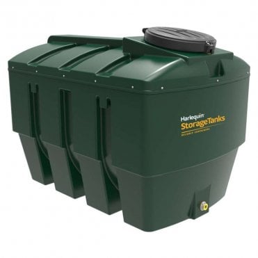 1400L Bunded Bottom Outlet Oil Tank with Tank Pack - 1400ITE