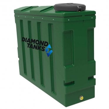 1400L Super Slimline Diamond Tank with Tank Pack - 1400SSL