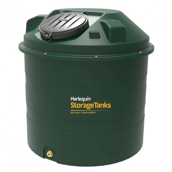 Harlequin 1450L Bunded Bottom Outlet Oil Tank with Tank Pack - 1450ITE