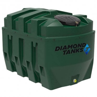 1650L Slimline Horizontal Diamond Tank with Tank Pack - 1650HZB