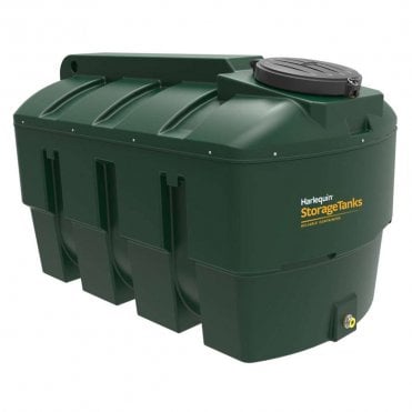 2000L Bunded Bottom Outlet Oil Tank with Tank Pack - 2000ITE
