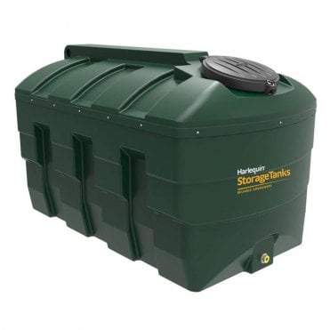 2500L Bunded Bottom Outlet Oil Tank with Tank Pack - 2500ITE