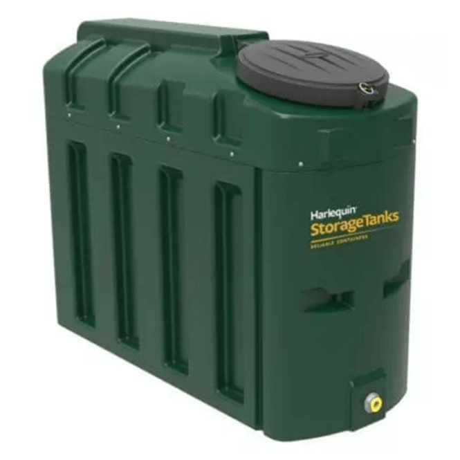 Harlequin 650L Bunded Bottom Outlet Oil Tank with Tank Pack - 650ITE