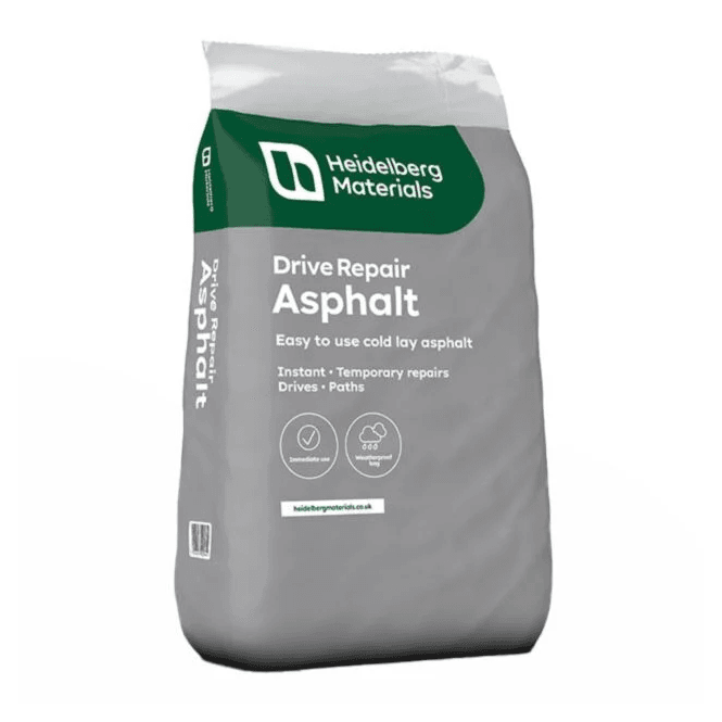 Heidelberg Materials Drive Repair Asphalt - Cold Lay Tarmac 25kg