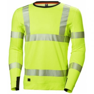 Hh Lifa Active Hi Vis Crewneck
