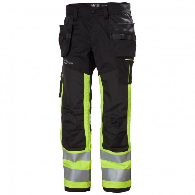 Helly Hansen Workwear SALE - Alna 2.0 Hi Vis Stretch Construction Trousers Class 1-77422