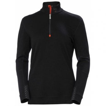 W Hh Lifa Merino Half Zip