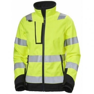 W Luna Hi Vis Softshell Jacket