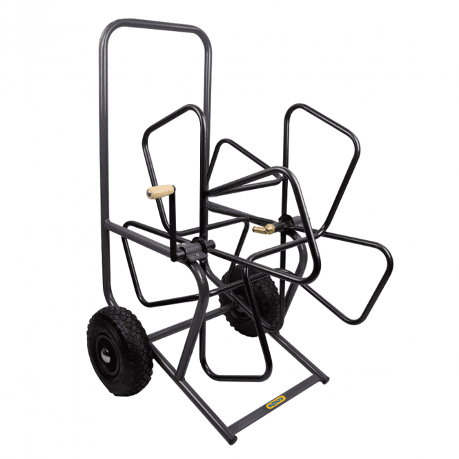 Hozelock Metal Hose Cart - Pre-assembled and ready to use.