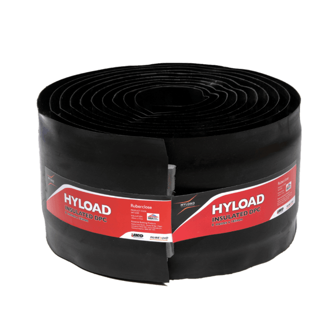 Hyload 165mm x 8m Insulated DPC Damp Proof Course