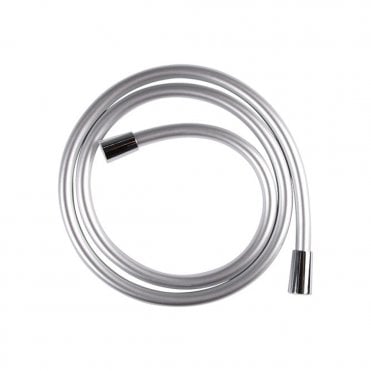 1500mm PVC Smooth Easy Clean Silver Shower Hose