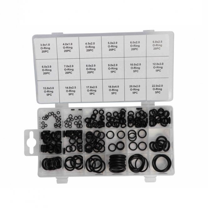 Inventive Creations 225 Piece O-Ring Assortment Box