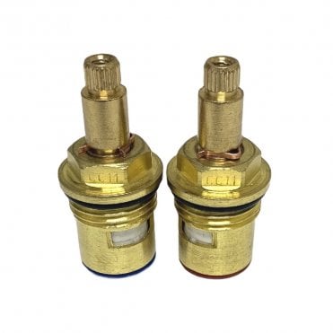 CC11 1/2" x 24 Teeth Ceramic Disc Tap Insert Pair (Hot & Cold)