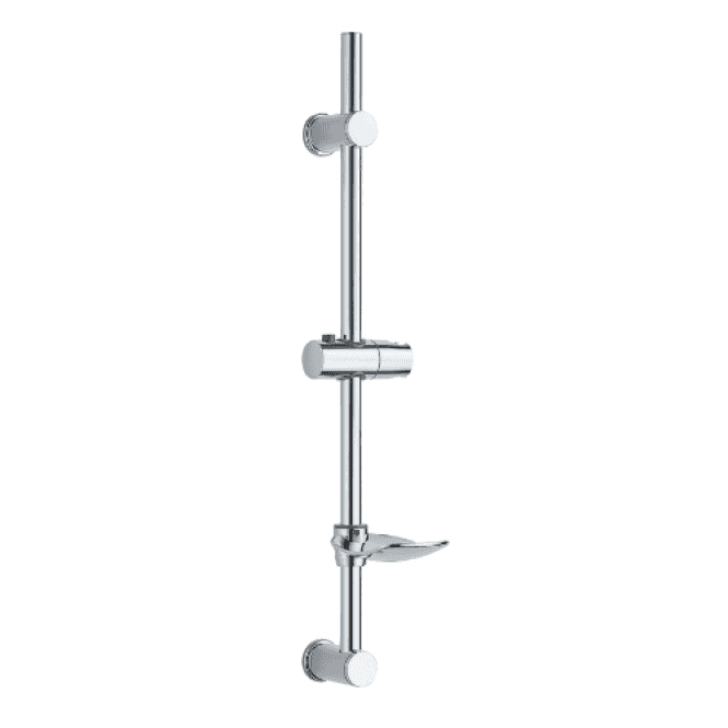Inventive Creations Chrome Universal Adjustable Shower Slide Rail