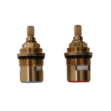 CL1 3/4" Ceramic Disc Tap Insert Pair (Hot & Cold)