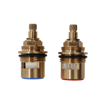 CL4-1 3/4" Ceramic Disc Tap Insert Pair (Hot & Cold)