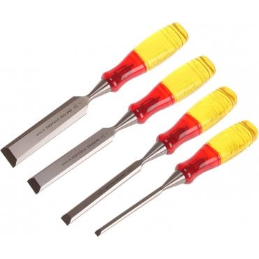 M373 Bevel Edge Chisel Splitproof Handle Set, 4 Piece