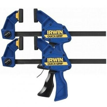 Quick Change Bar Clamps 300mm (12 inch) Twin Pack Q/G5122QC