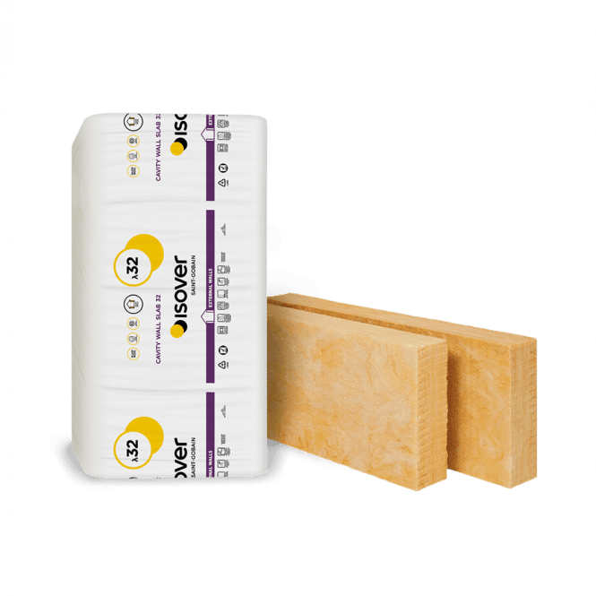 Isover 150mm CWS 32 Cavity Wall Insulation Slab 2.18m2