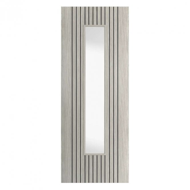 JB Kind Aria Grey Glazed Internal Door