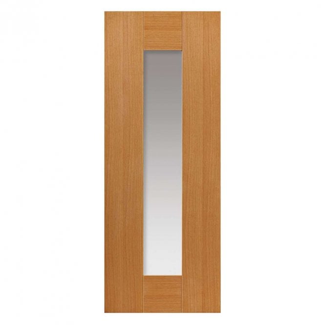 JB Kind Axis Oak Glazed Internal Door P/F