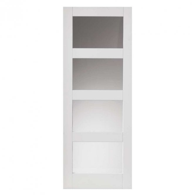 JB Kind Cayman White Glazed Internal Door