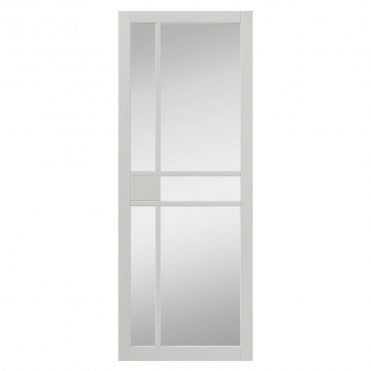 City White Clear Glass Internal Door P/F Glazed