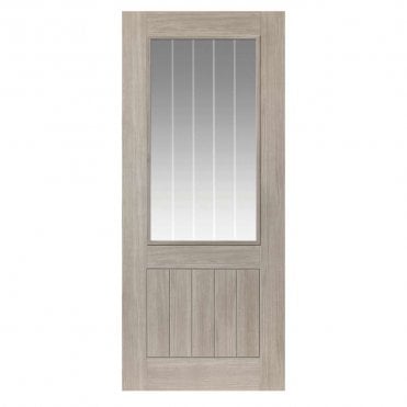 Colorado Grey Glazed Laminate Internal Door P/F