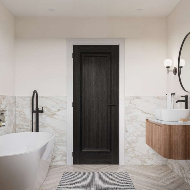 JB Kind Haddon Black Laminate Internal Door