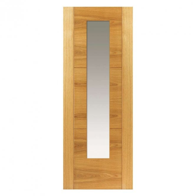JB Kind Mistral Oak Glazed Internal Door P/F