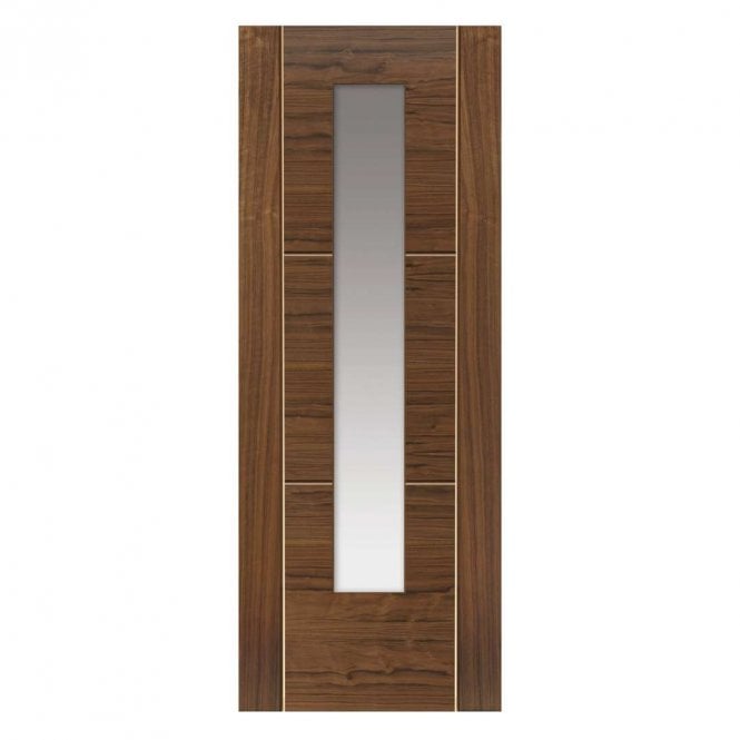 JB Kind Mistral Walnut Glazed Internal Door P/F