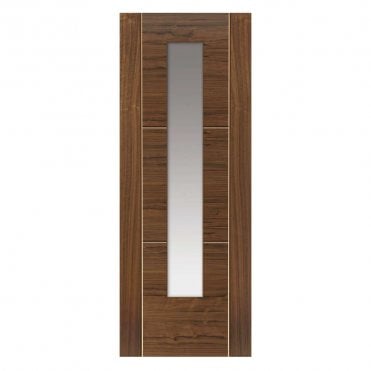 Mistral Walnut Glazed Internal Door P/F